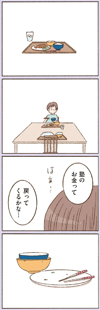 塾のお金って　戻ってくるかな…
