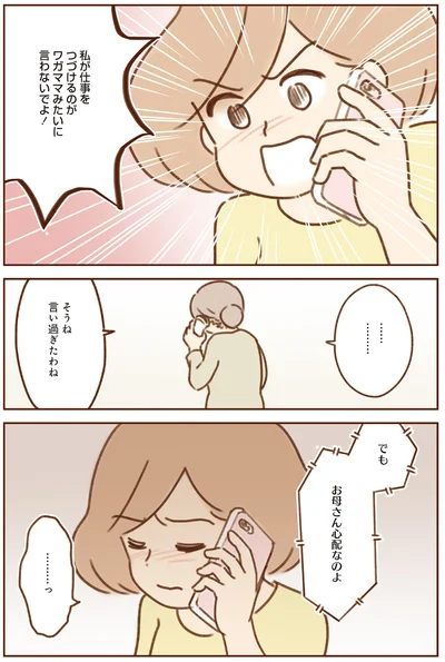お母さん心配なのよ