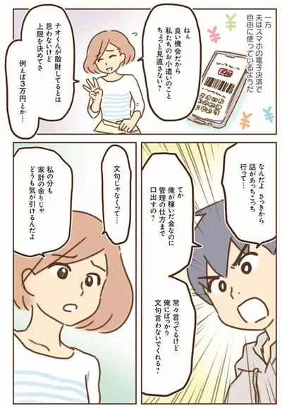 俺が稼いだ金なのに管理の仕方まで口出すの？