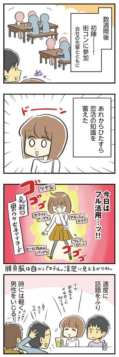あれからひたすら恋活の知識を蓄えた
