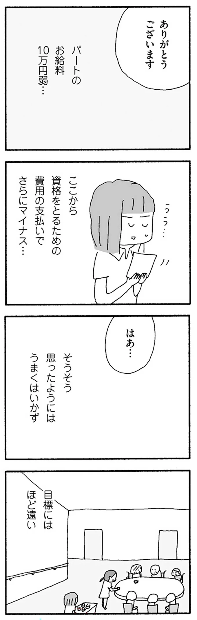  目標にはほど遠い