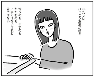 けっこう洗濯が好き