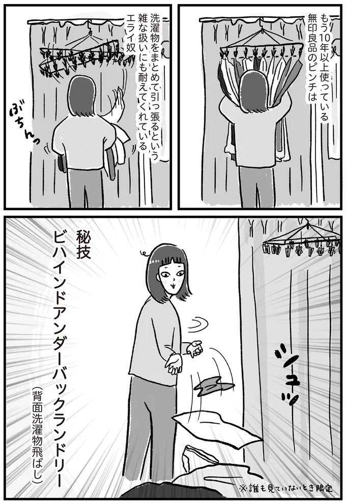 もう10年以上使っている無印良品のピンチ