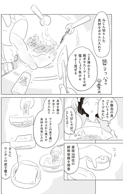 『調理のめんどーが吹き飛ぶ！ 平野レミのマンガでわかる料理教室』より