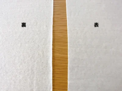 春巻の皮を拡大すると、「裏」のほうが穴がたくさん開いている！