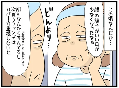 顔の調子がいい日が少なくなったなぁ