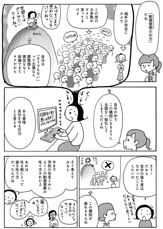 勧善懲悪の引力だね