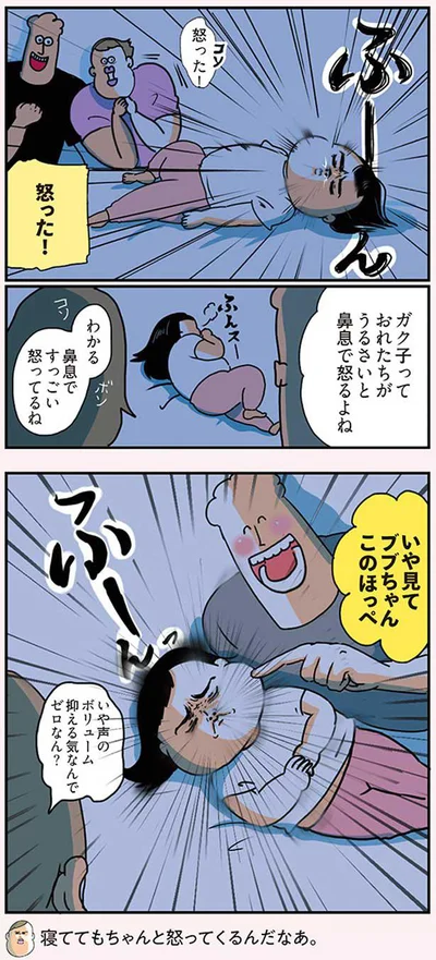 寝ててもちゃんと怒ってくるんだなぁ