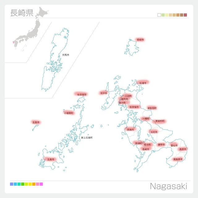 長崎県内の代表的ないちご産地