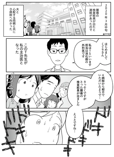   腫瘍の検査結果が出ました
