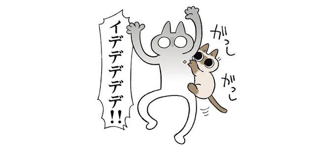 熱心に登ってくる!