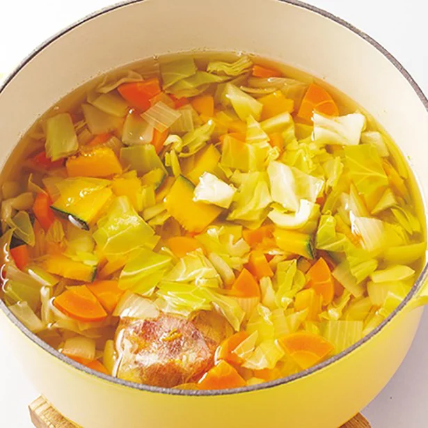【関連レシピ】野菜本来の旨みを味わう「ハーバード大学式野菜スープ」