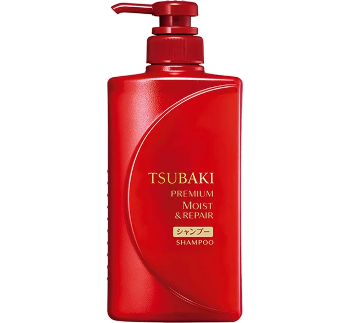 TSUBAKI プレミアムモイスト&リペア〈シャンプー〉 490ml ¥847(編集部調べ)/ファイントゥデイ