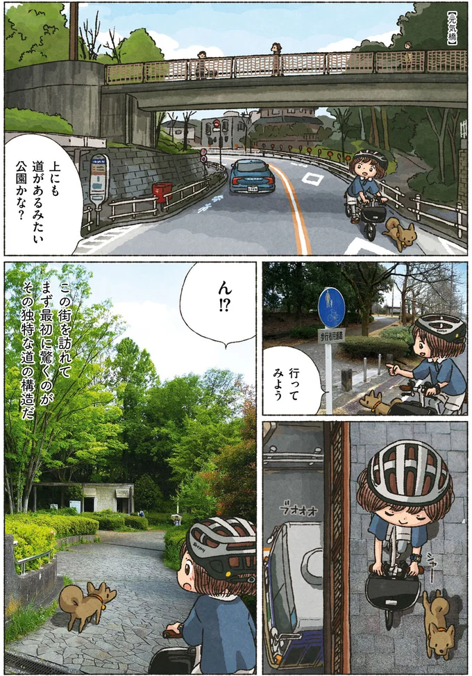 上にも道があるみたい