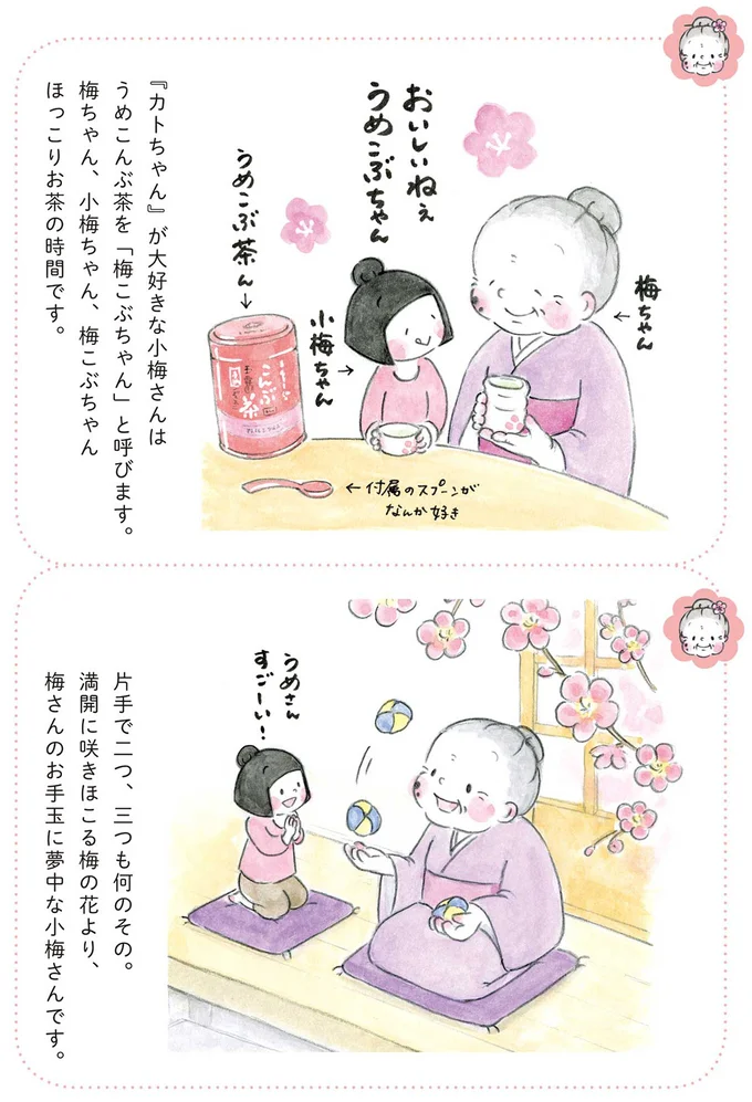『梅さんと小梅さん おばあちゃんとの春夏秋冬』より
