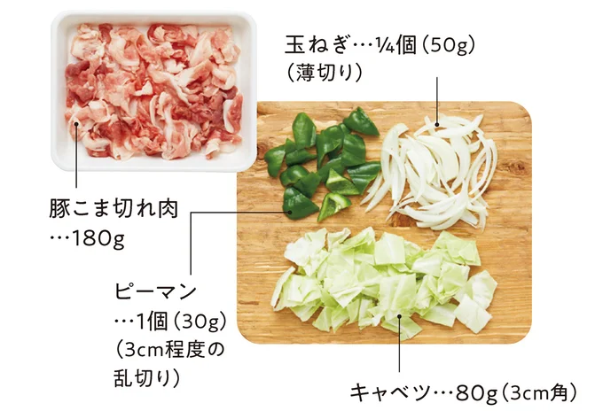 回鍋肉の作り方 1