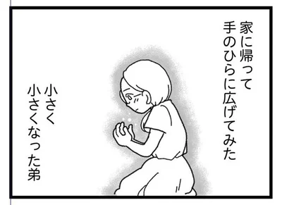 小さく小さくなった弟