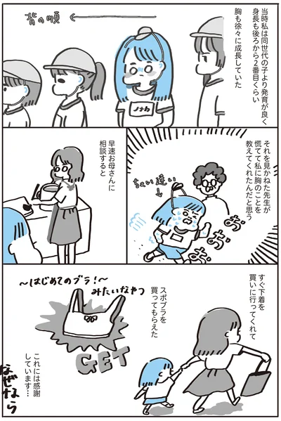 スポブラを買ってもらえた