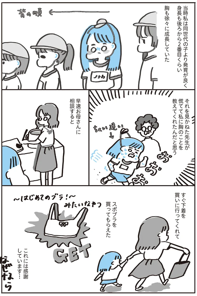 スポブラを買ってもらえた