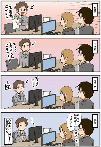 新人の熱量が…