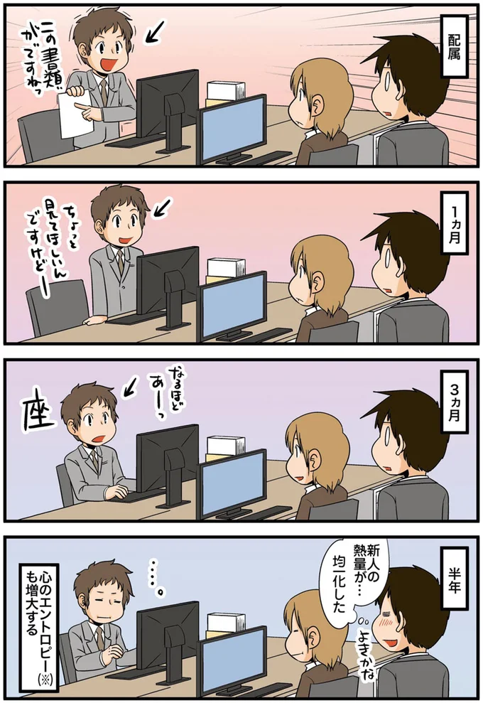 新人の熱量が…