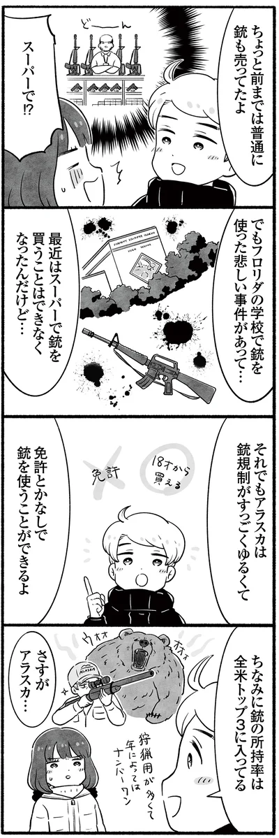 ちょっと前までは普通に銃を売ってたよ