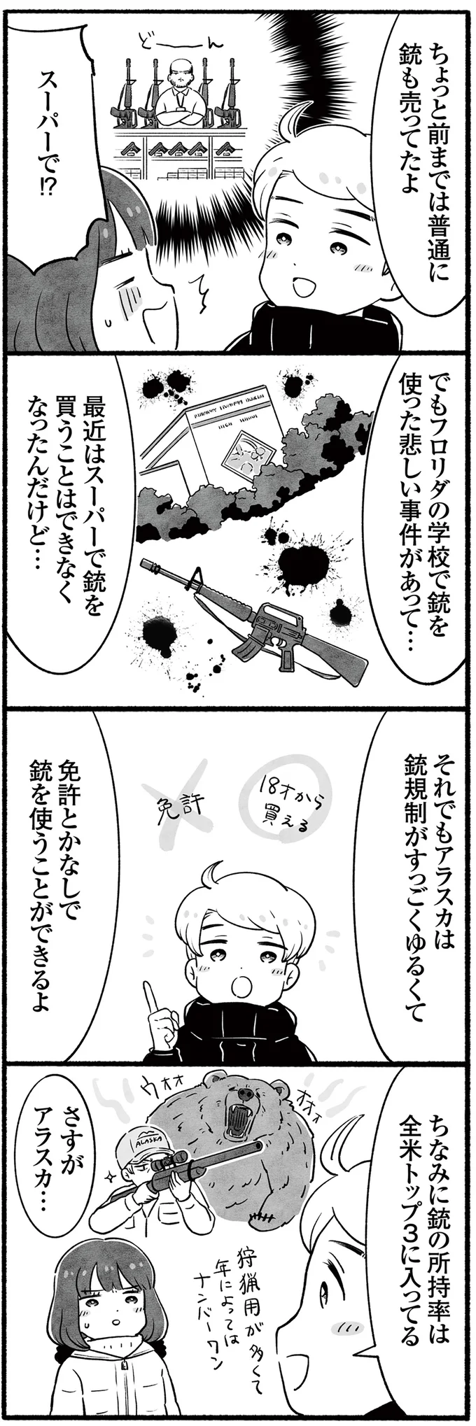 ちょっと前までは普通に銃を売ってたよ