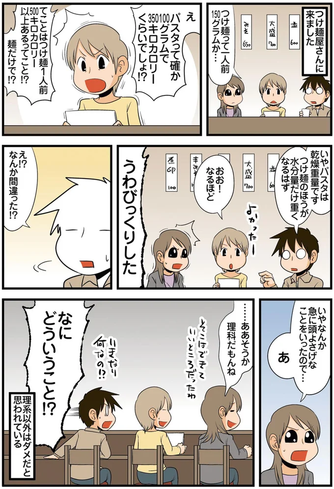 …ああそうか　理科だもんね