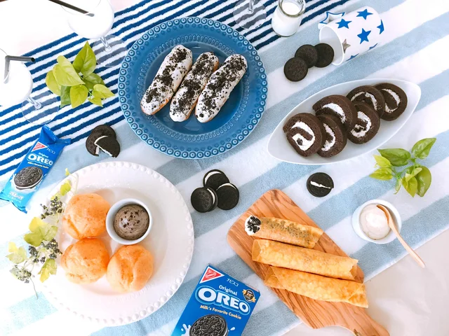 シュークリームにオレオをダンク!? オレオとスイーツの贅沢コラボ4種5品