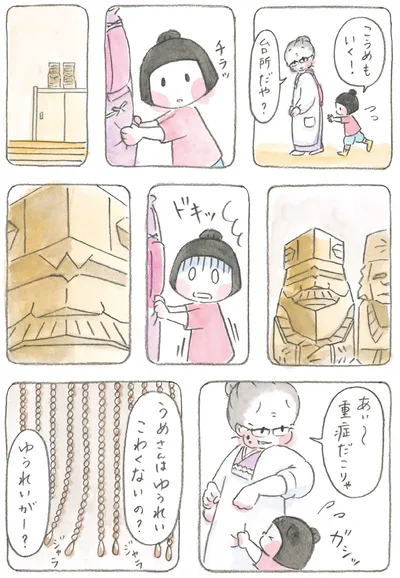 『梅さんと小梅さん だいすきなおばあちゃん』より
