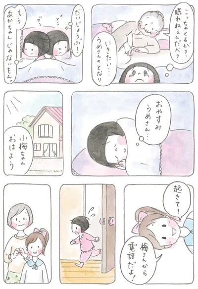 『梅さんと小梅さん だいすきなおばあちゃん』より