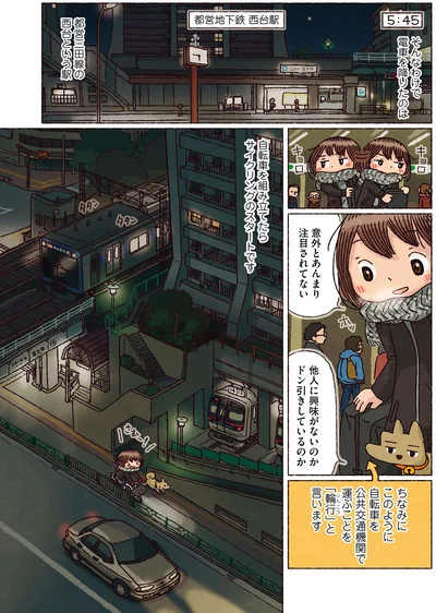 「輪行」