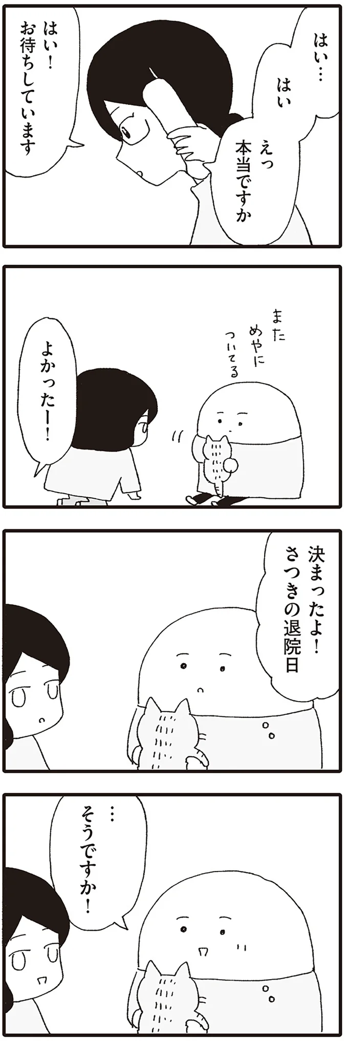 決まったよ！さつきの退院日