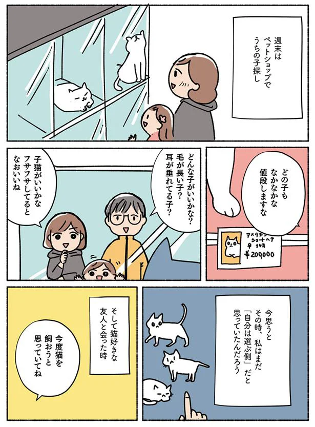 ペットショップでうちの子探し