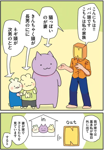 こちらは私の家族