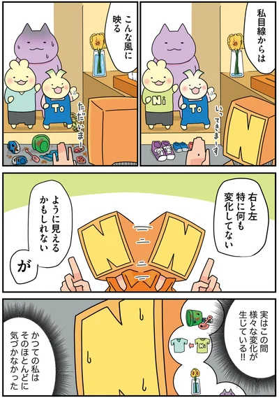 実はこの間様々な変化が生じている！
