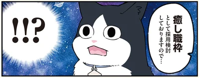 癒やし職枠、として…