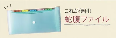 領収書など行方不明になりがちなものは、「ふたを切った」蛇腹ファイルがあると便利！