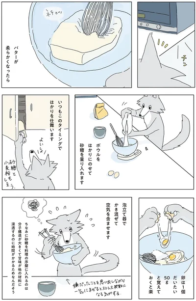 バターが柔らかくなったら
