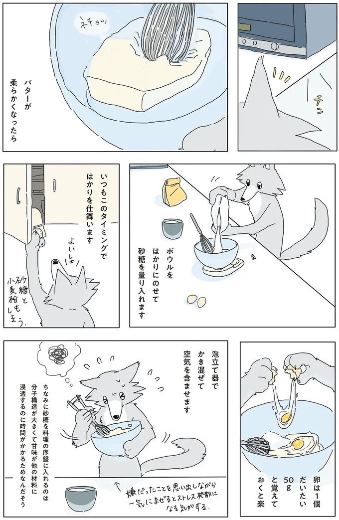 バターが柔らかくなったら