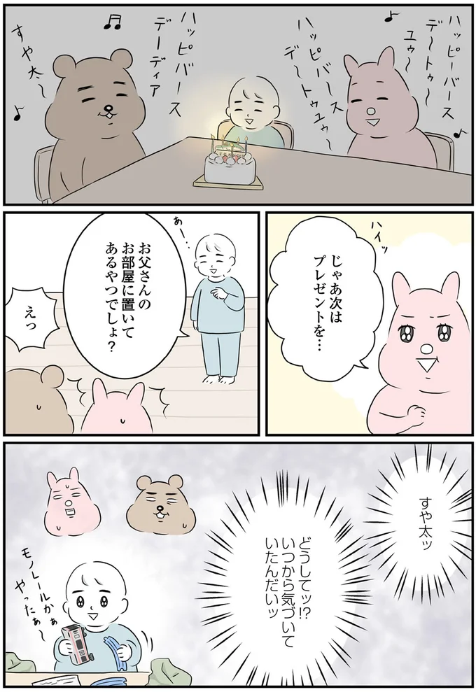 いつから気づいていたんだいッ