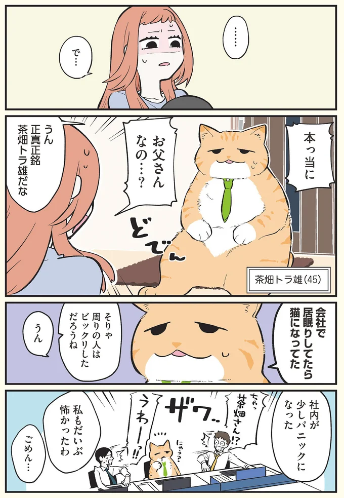 居眠りしてたら猫になってた