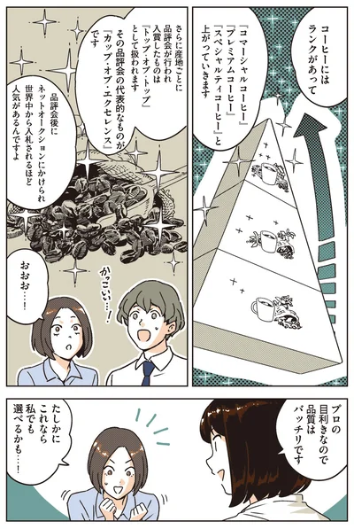 コーヒーの品評会