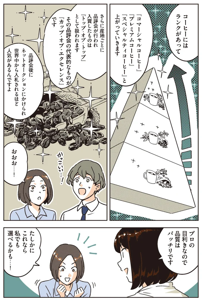 コーヒーの品評会