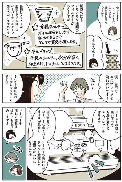 自宅でエスプレッソ