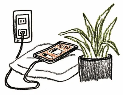 スマホを寝室と別の部屋に置いて、睡眠の質を確保