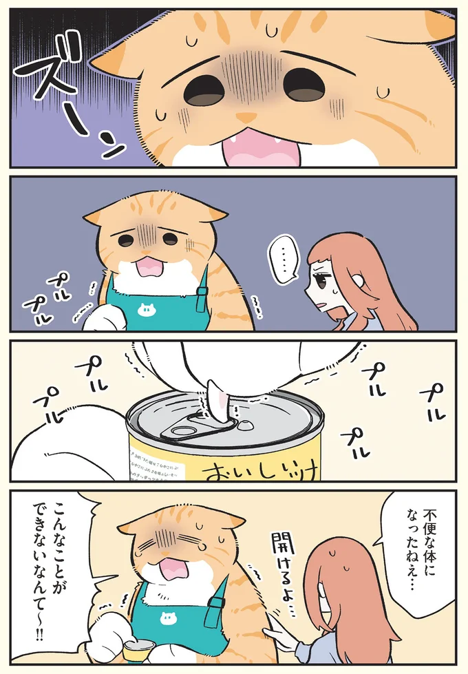 不便な体になったねえ…