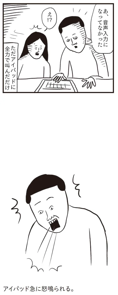 あ、音声入力になってなかった