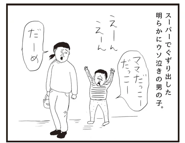 抱っこするの、しないの？嘘泣きの男の子VS演技力マックスのお母さん／凡人すたいる。 特盛り詰め合わせ（9）