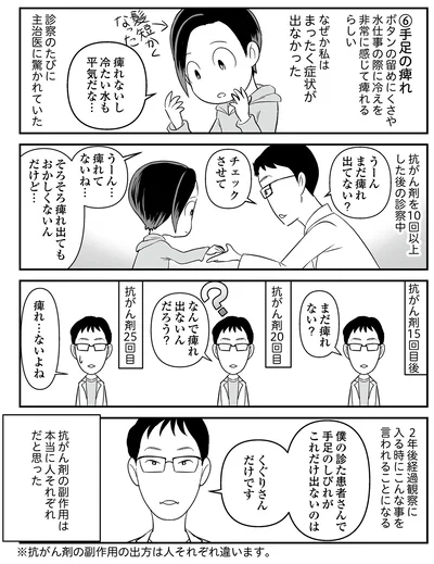 まったく症状が出なかった